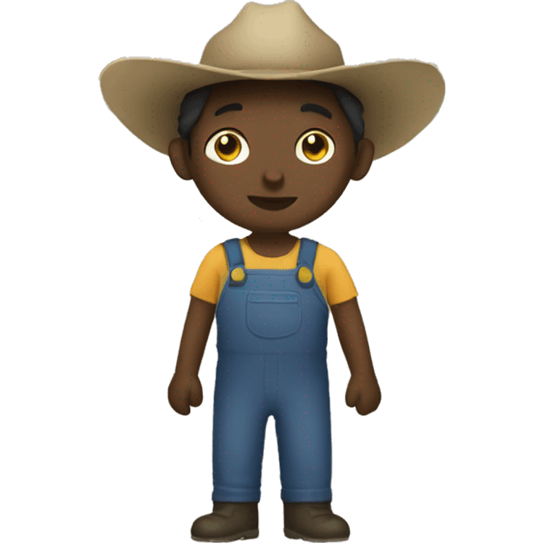 Darker person farming emoji