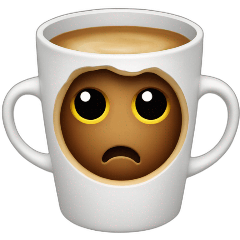 coffee with hidden brain emoji