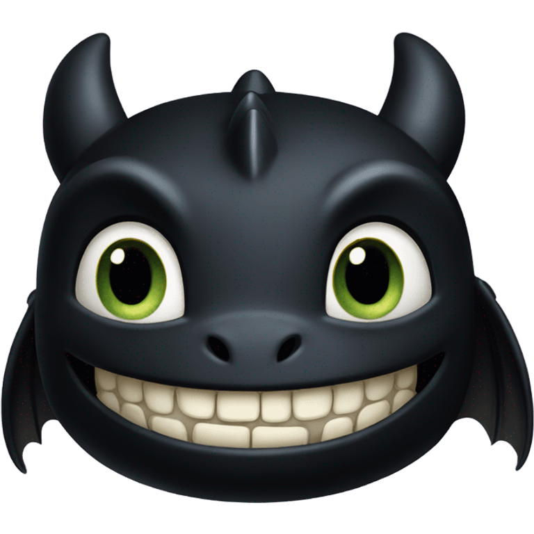 Toothless from How To Train Your Dragon emoji