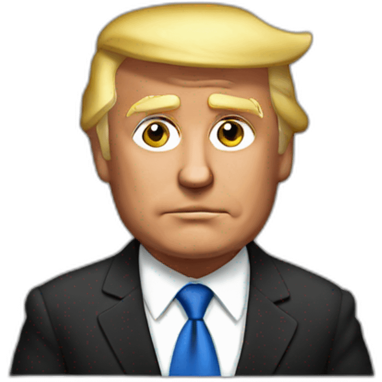 Trump is flying to prison emoji