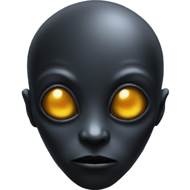 black alien emoji