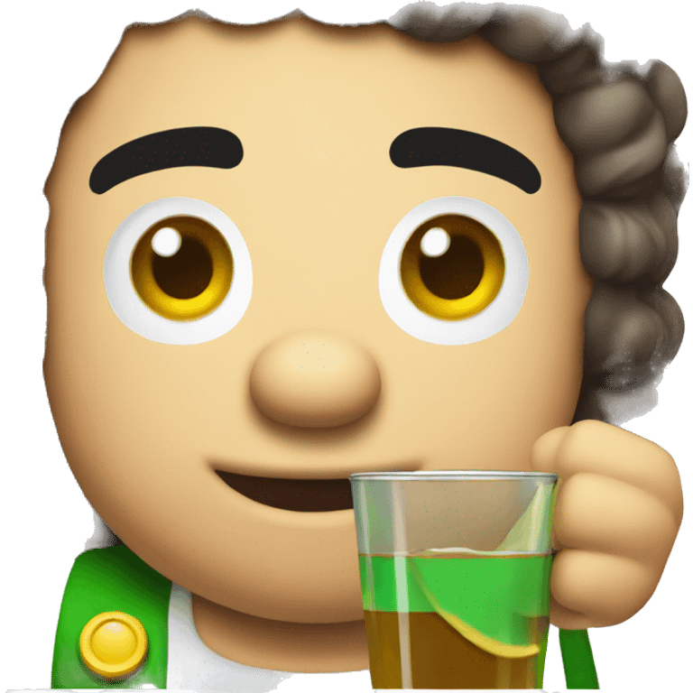 Super mario drinking buzz lite emoji