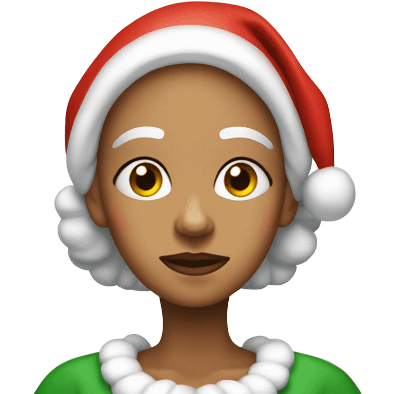 Sad Mrs clause  emoji