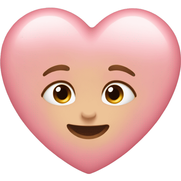 Baby pink heart emoji