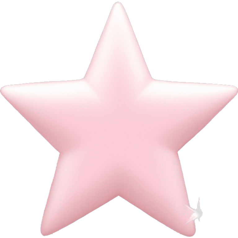 pale pink star sparkle emoji