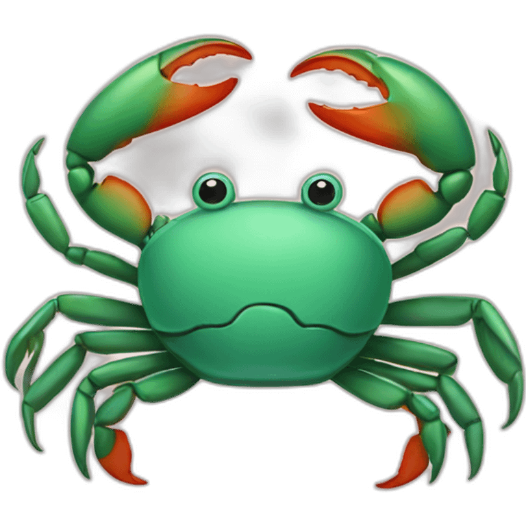 crab with ribbon emoji