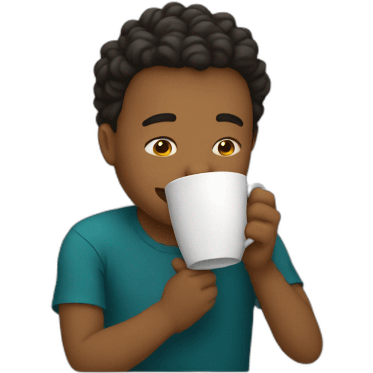 person sipping tea emoji