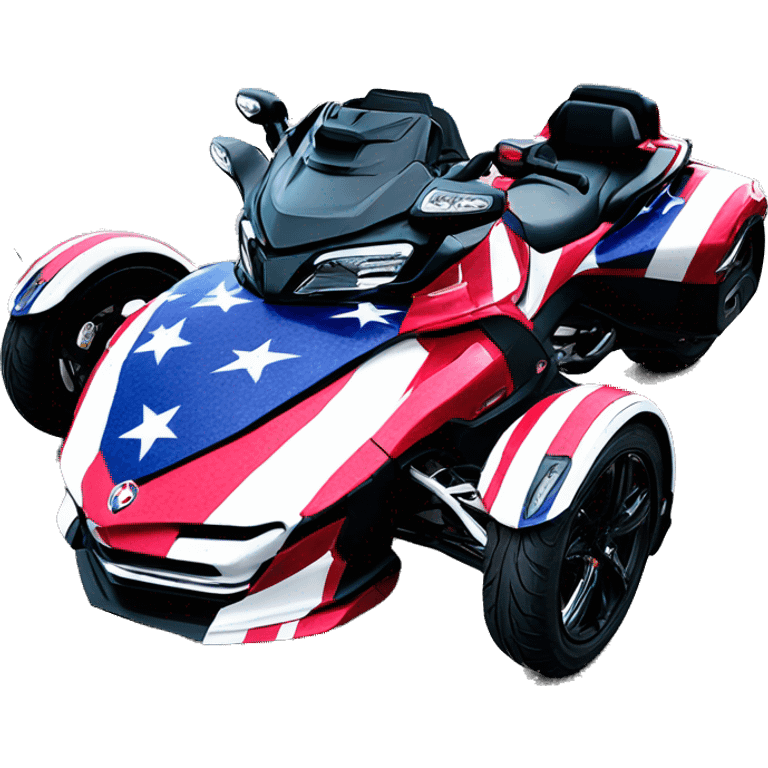 can-am-spyder  American flag wrap emoji