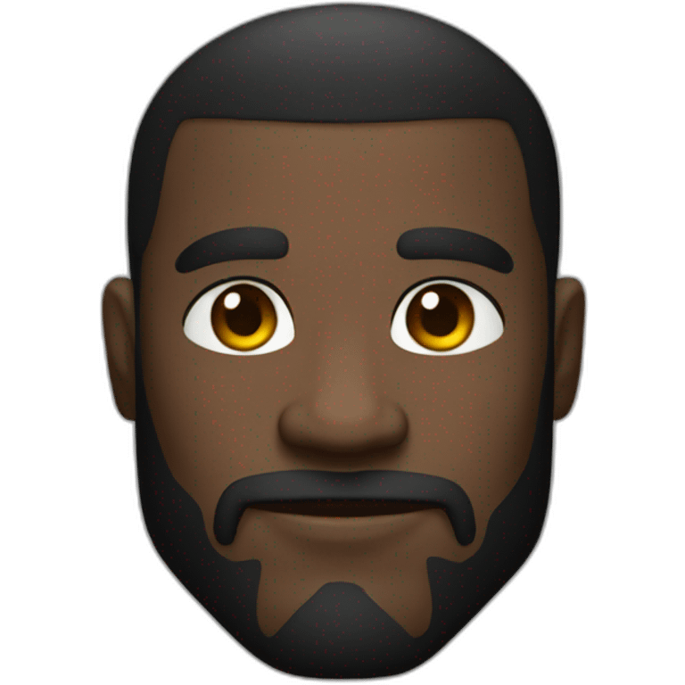 Big buff black dude emoji