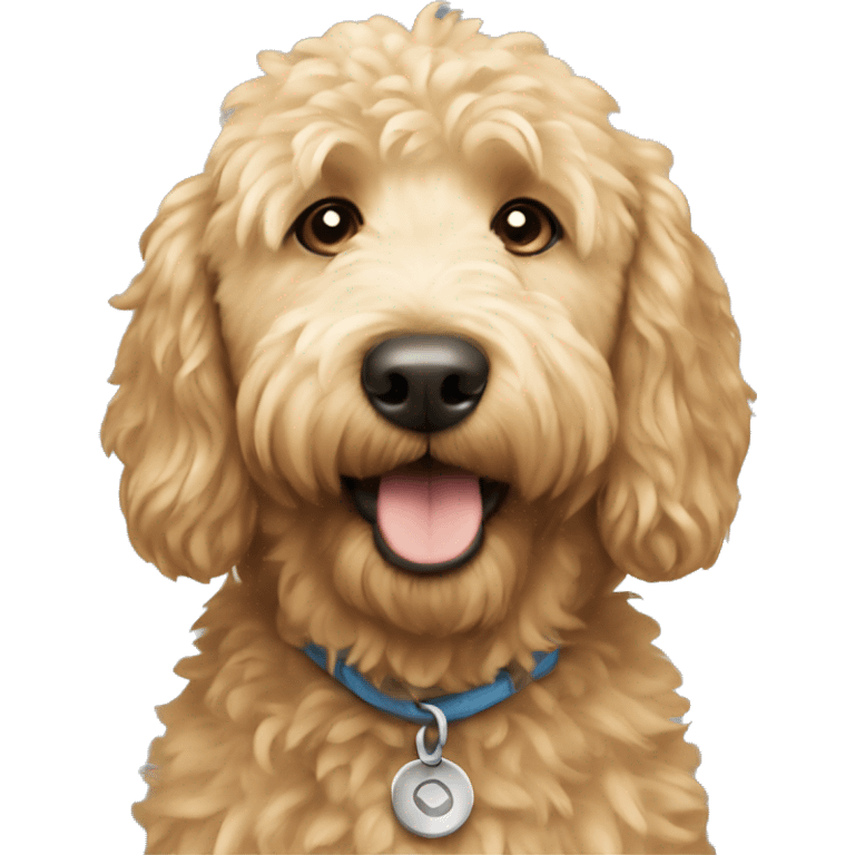 Golden doodle emoji