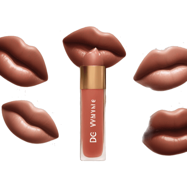 Lip gloss from Chanel  brown  emoji