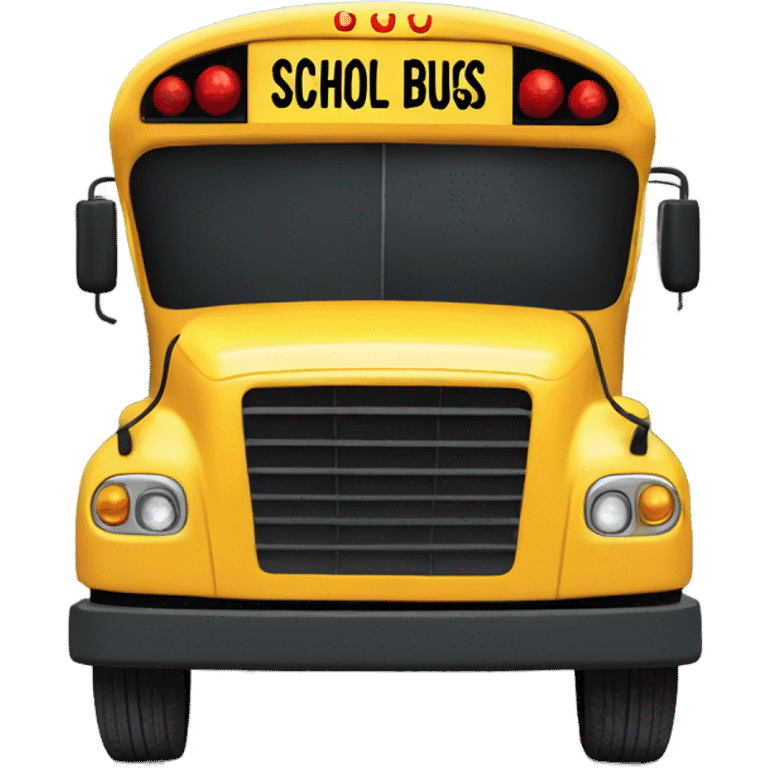 School bus  emoji