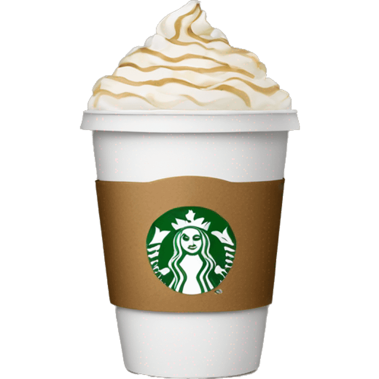 Starbucks coffee emoji