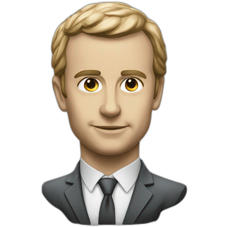 macron statue emoji