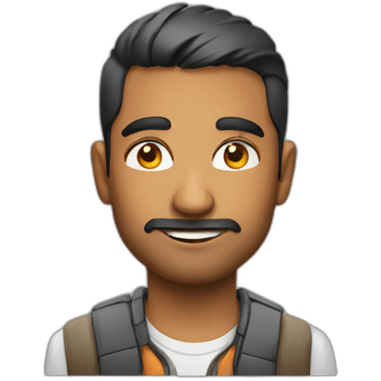 Indian tech bro emoji