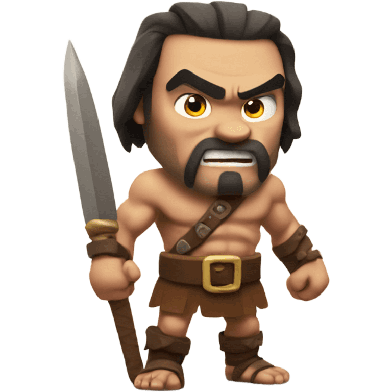 Clash of clans barbarian emoji