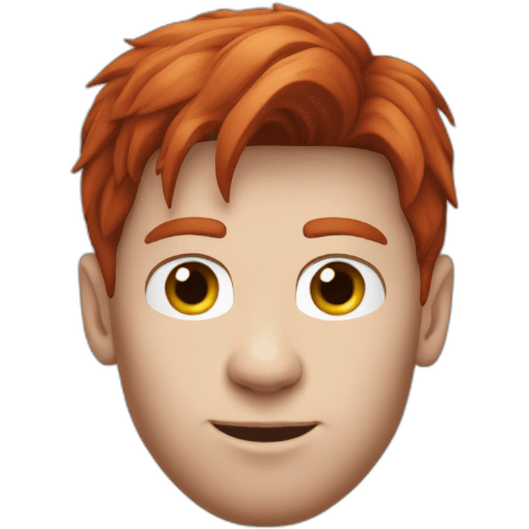 Leo messi red hair emoji