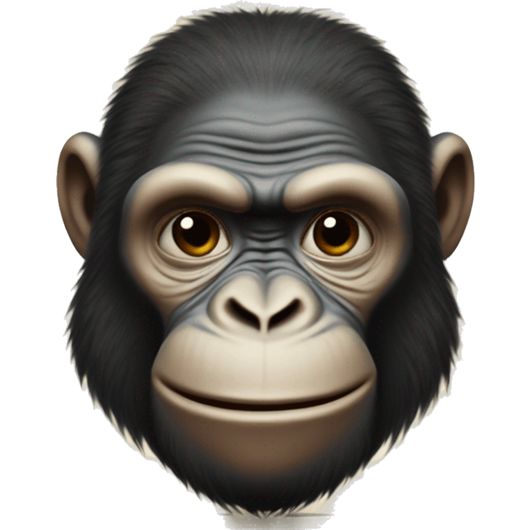 Ape with playcards  emoji