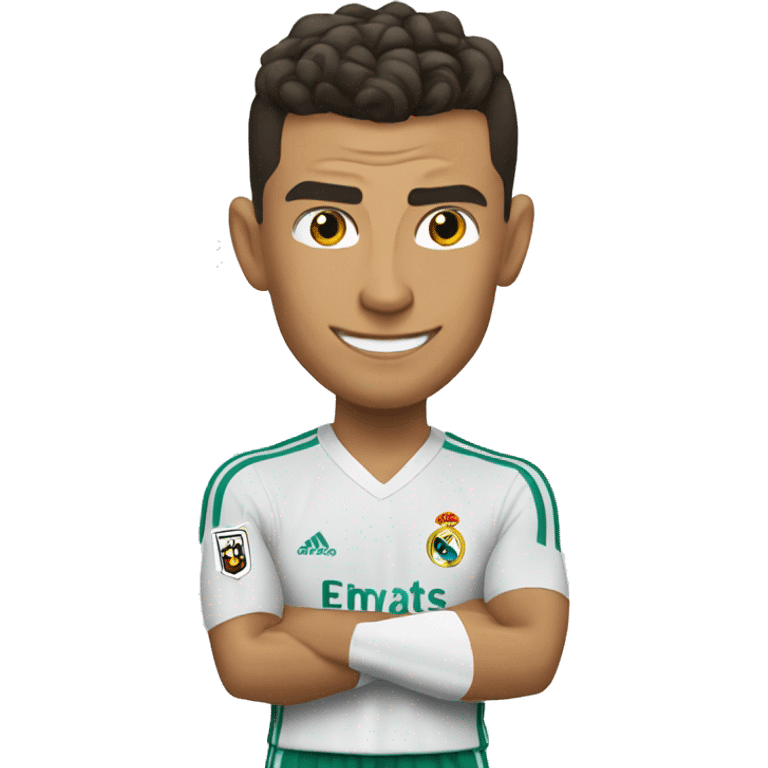 Cristiano Ronaldo saying siuuuu emoji