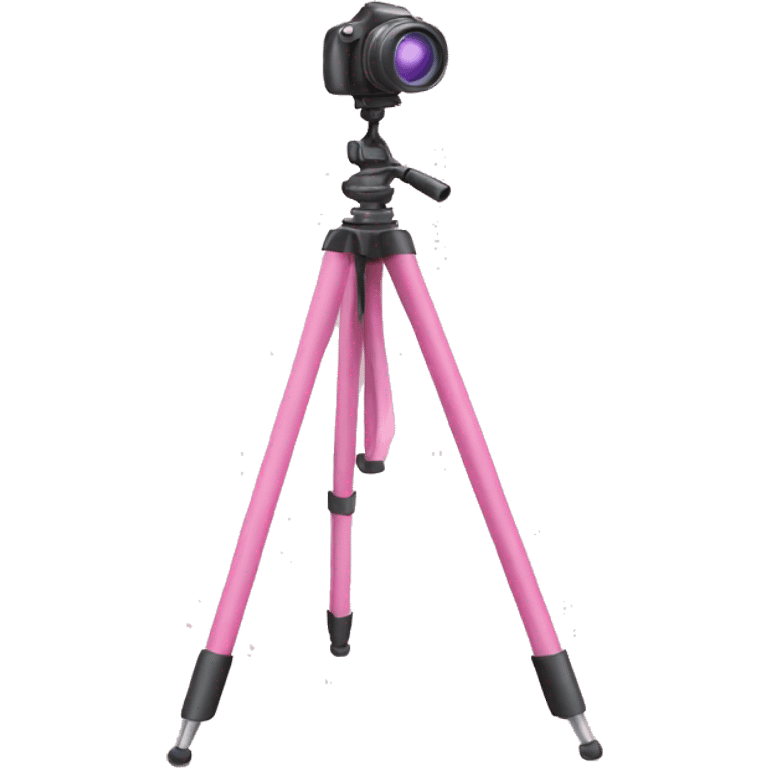 Pink tripod emoji