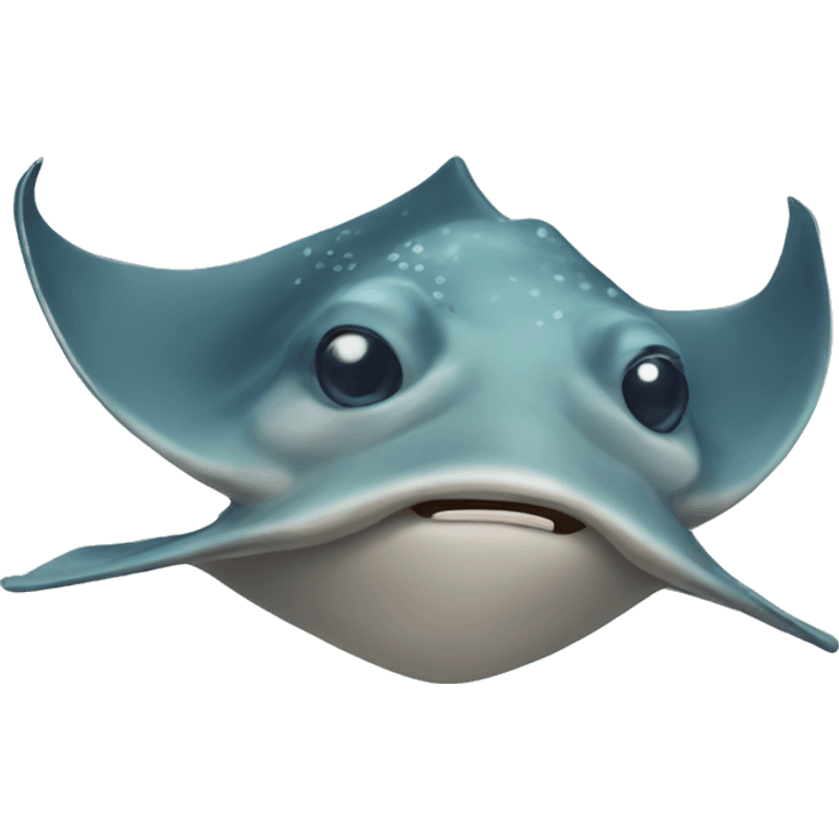 cute stingray emoji