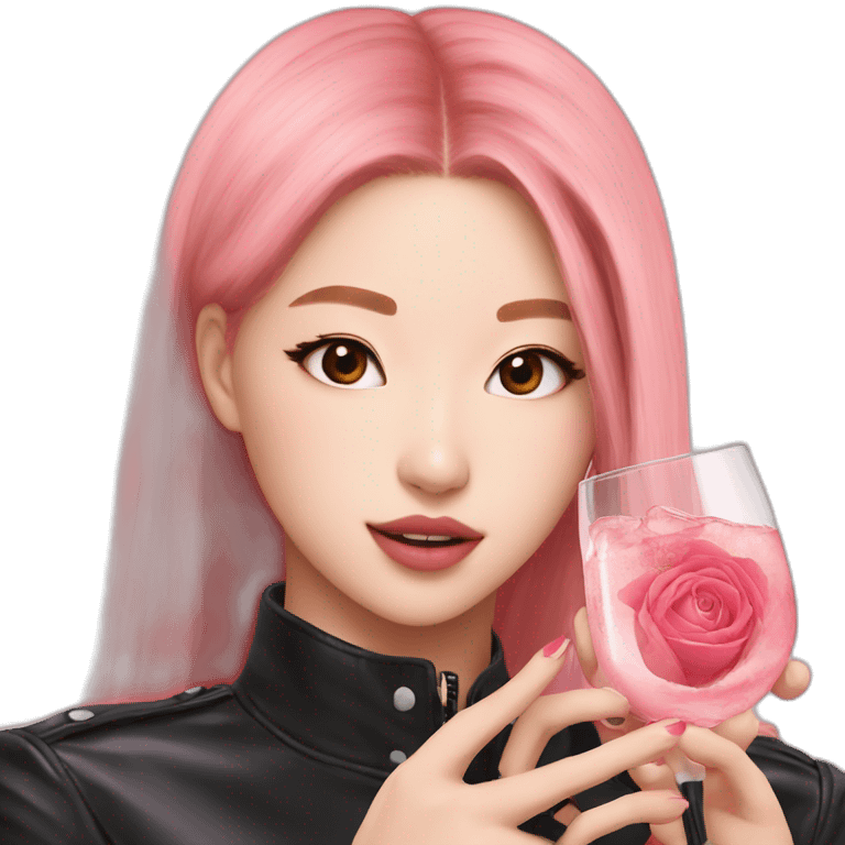 Rosé de blackpink emoji