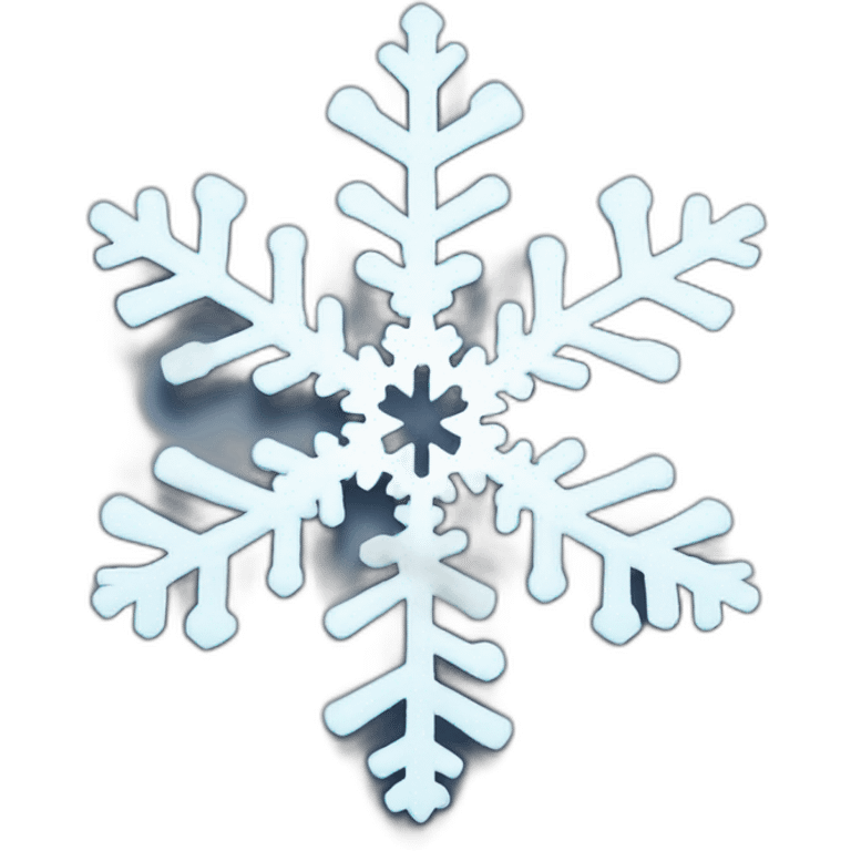 christmas snowflake emoji