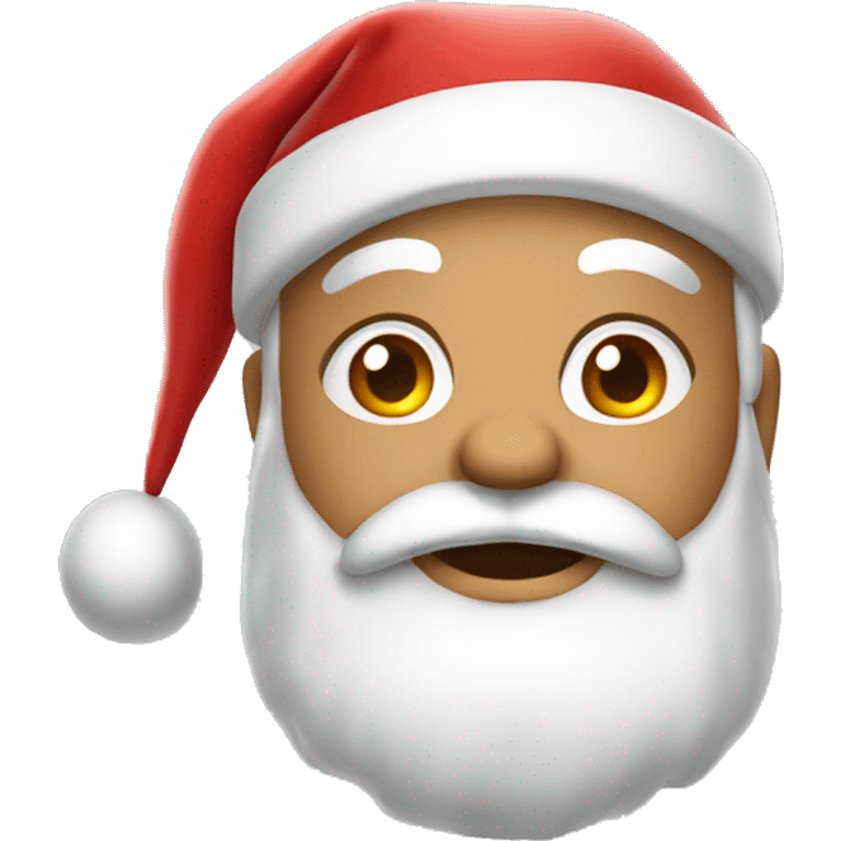 Back Santa claus  emoji