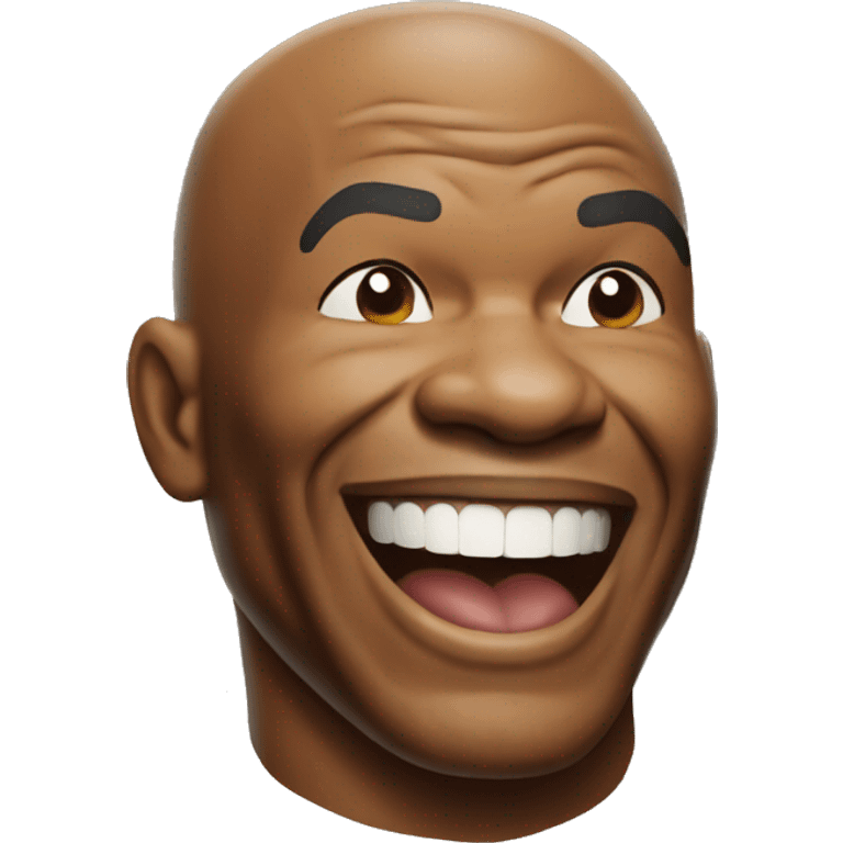 Mike tyson laughing emoji