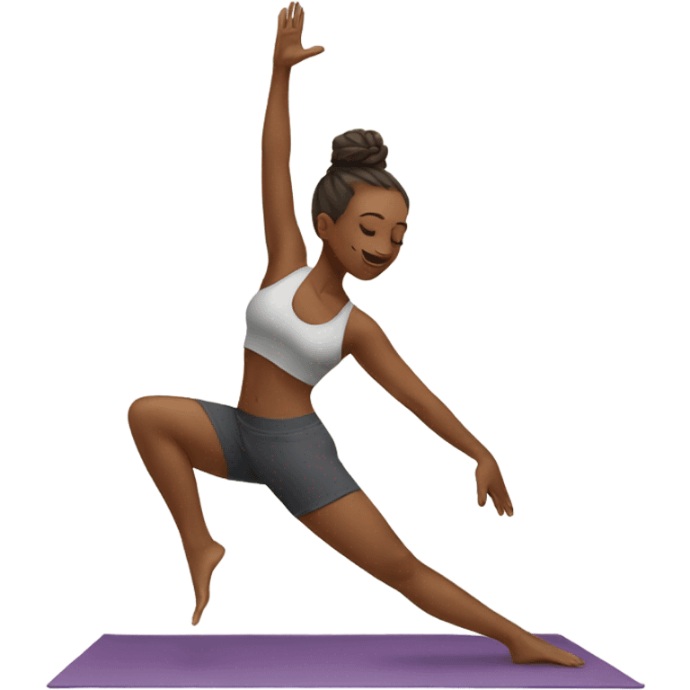 Did doing yoga emoji