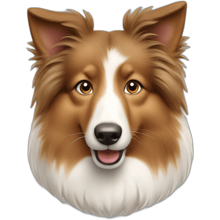 shetland sheepdog emoji