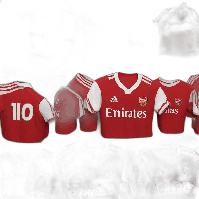 Arsenal FC emojis with Adidas in all cases emoji