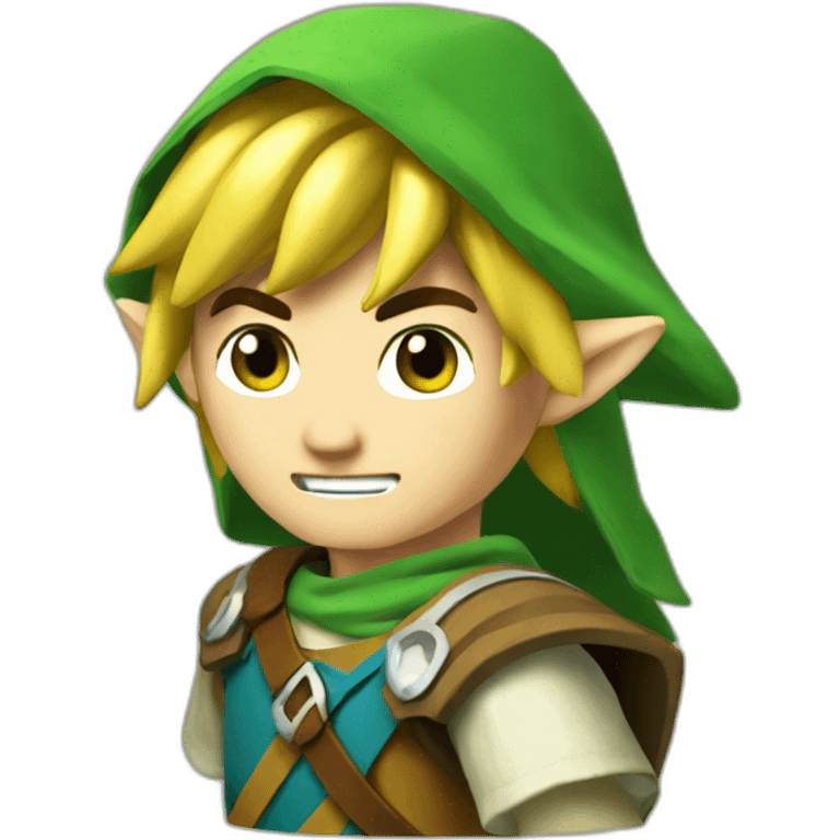 Link from Zelda game emoji