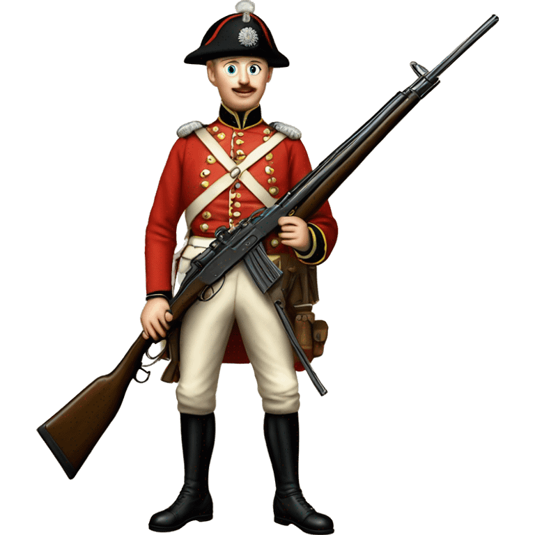 british soldier with rifle 19 century emoji