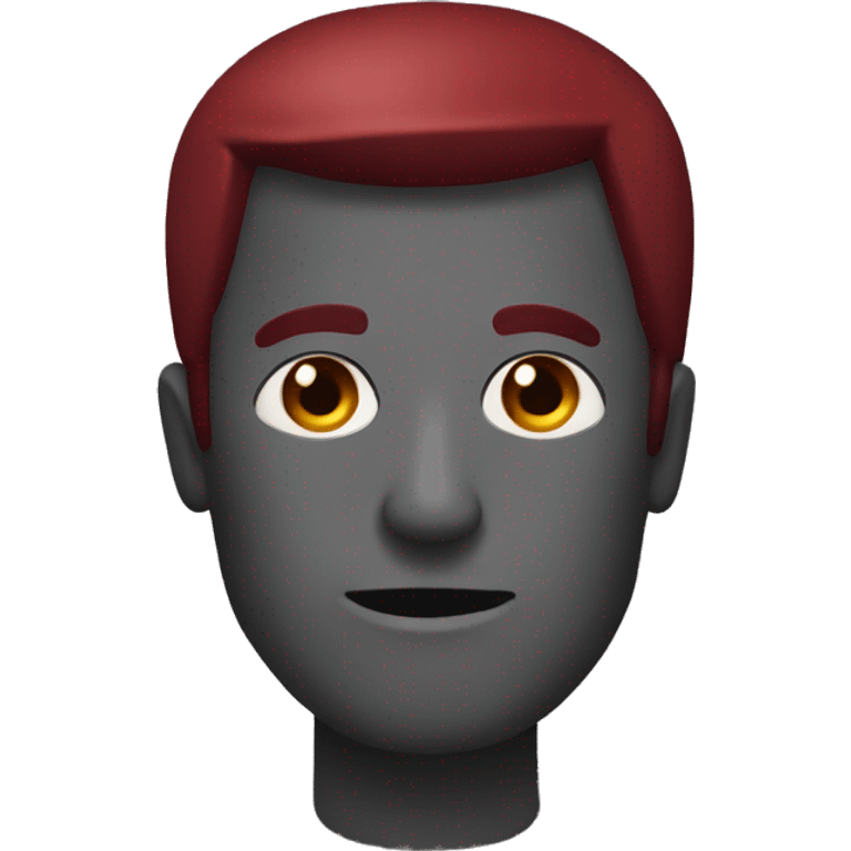 Dark red mail emoji