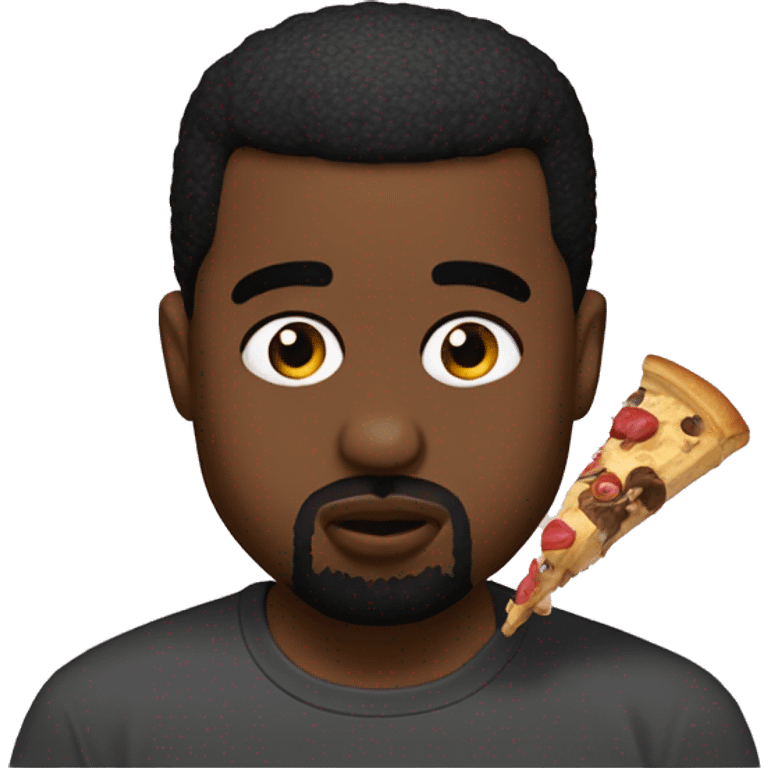 kanye west eating crumbl emoji