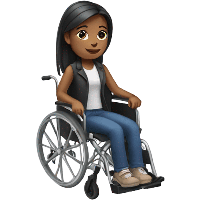 Girl in wheelchair  emoji