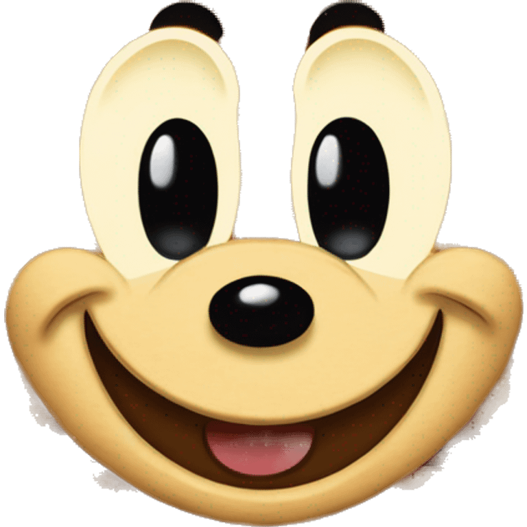 Mickey Mouse chaped waffle emoji