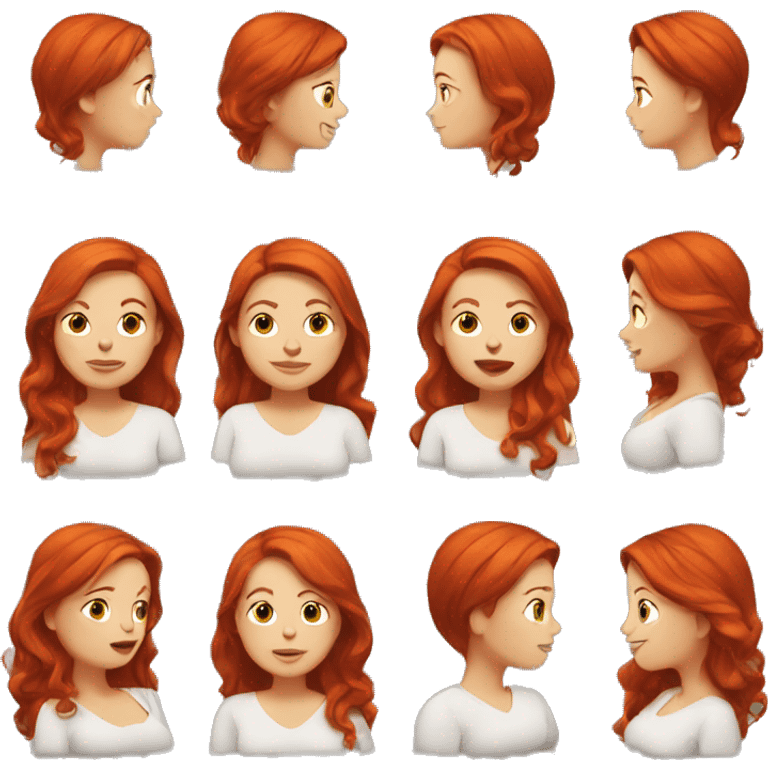 Red head who is  pregnant  emoji