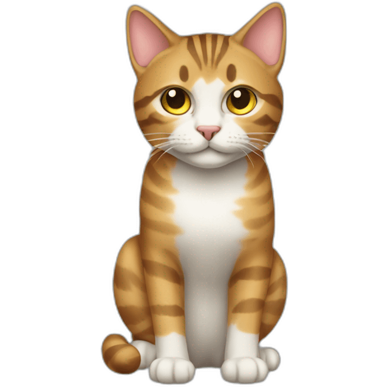 Tabby Cat Full Body emoji