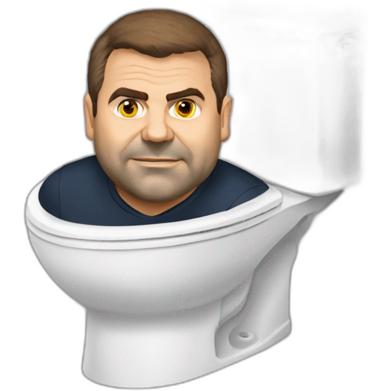 ange postecoglou toilet emoji