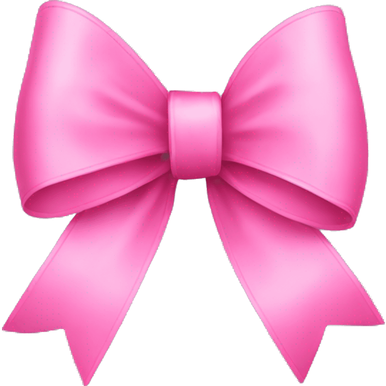 Pink ribbon bow emoji