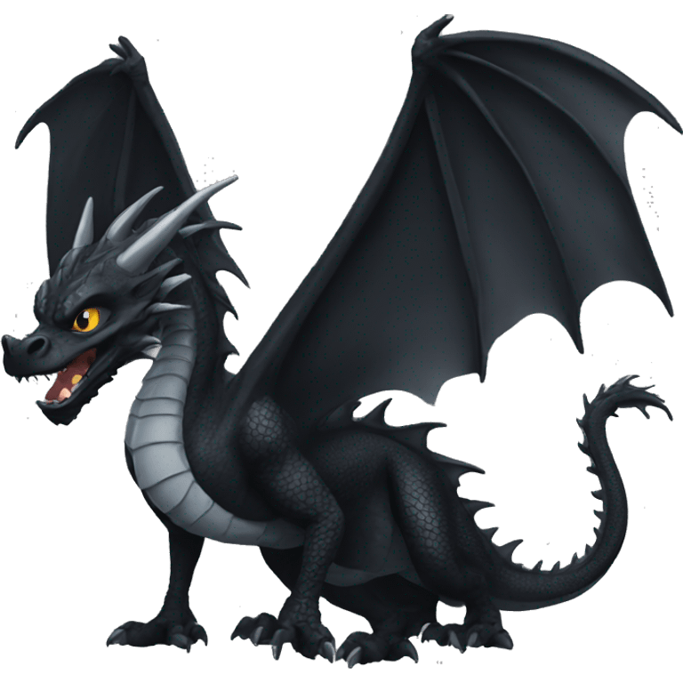 Black dragon  emoji