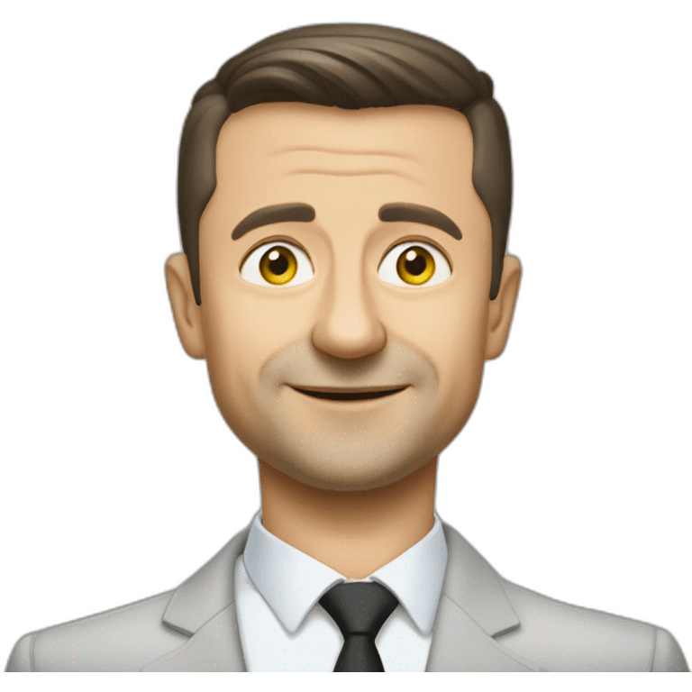 Volodymyr Zelenskyy president of Ukrain emoji