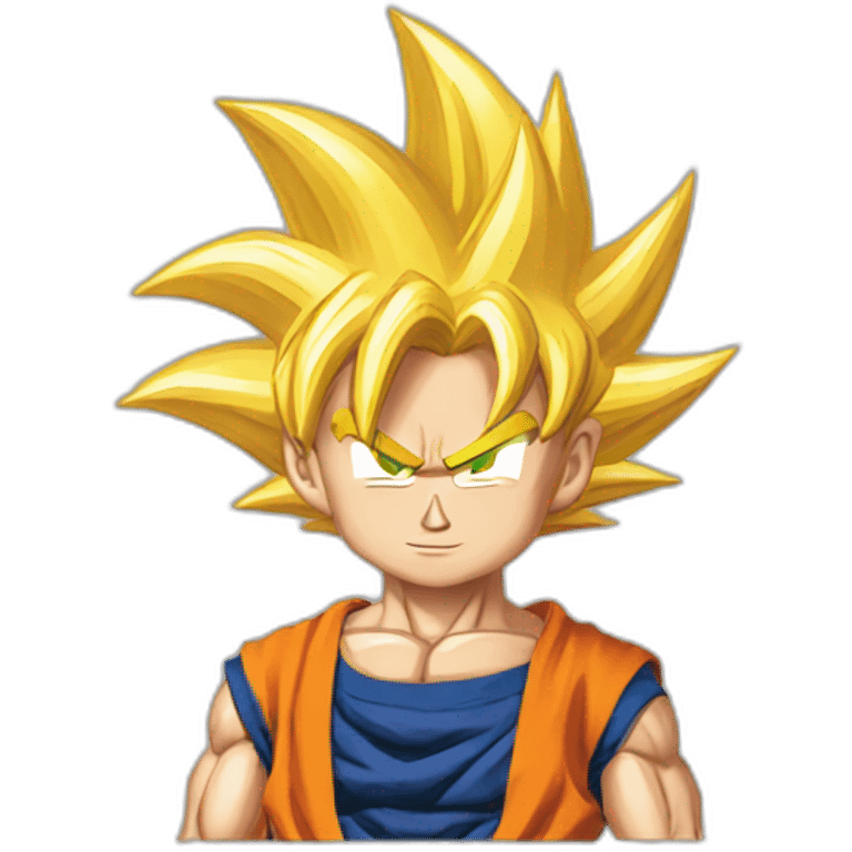 goku turning super saiyan emoji