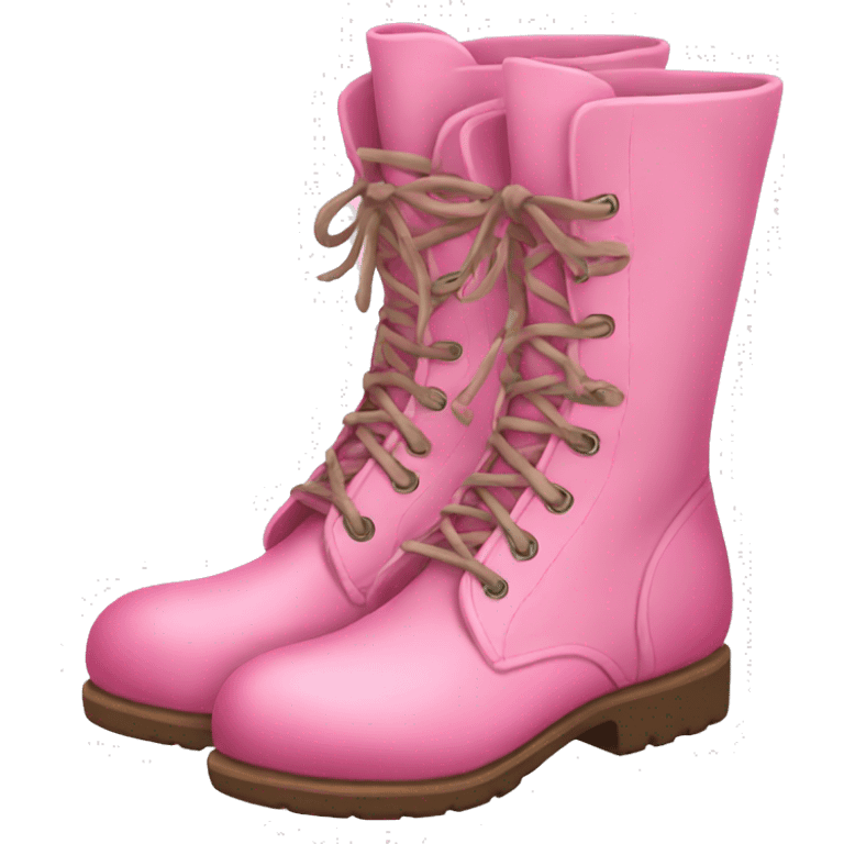 pink boots emoji