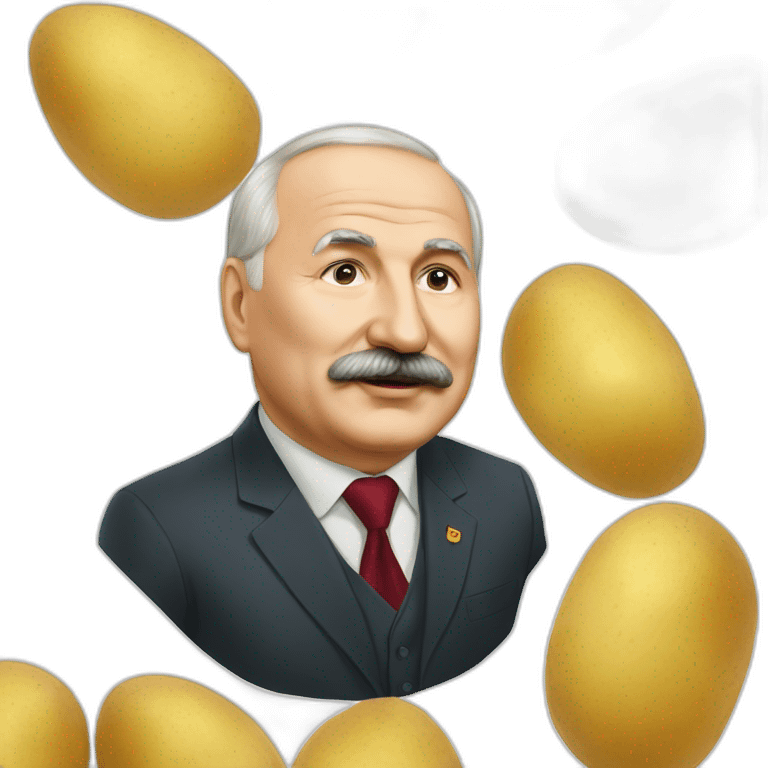 Lukashenko and potato emoji