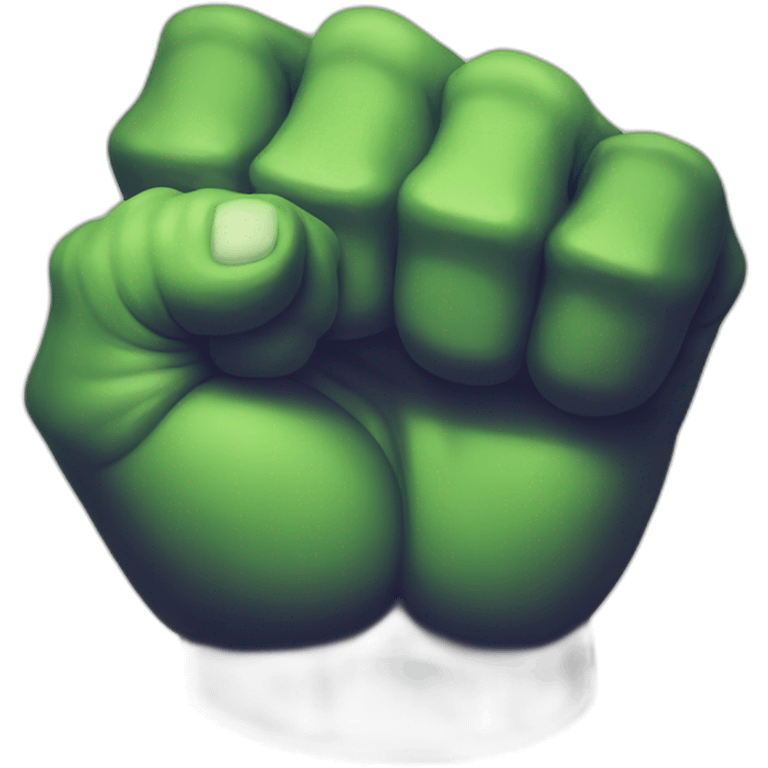 Hulk fist emoji