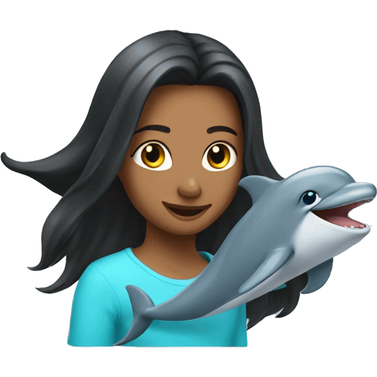 ailen with dolphin emoji