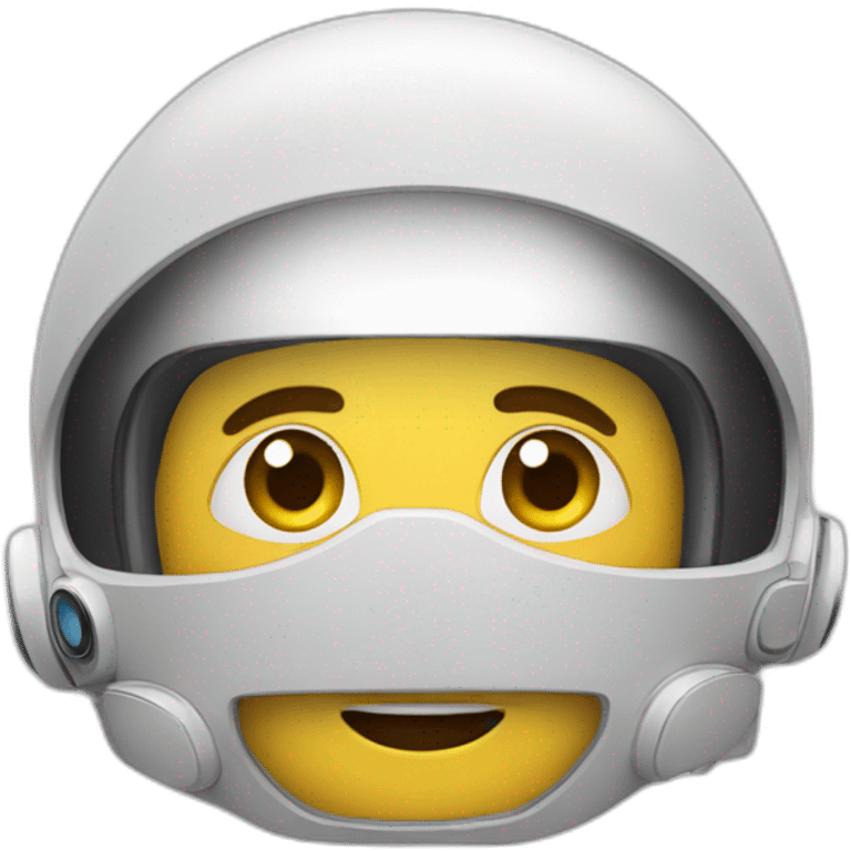 Vaisseau spatial avec astronaute emoji